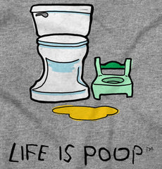 Potty Train Infant Toddler T Shirt-Direct To Garment Print-Brisco Baby