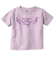 Grandma's Little Angel Infant Toddler T Shirt-Direct To Garment Print-Brisco Baby