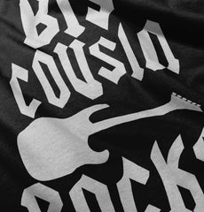 Big Cousin Rocks Infant Baby Bib-Direct To Garment Print-Brisco Baby