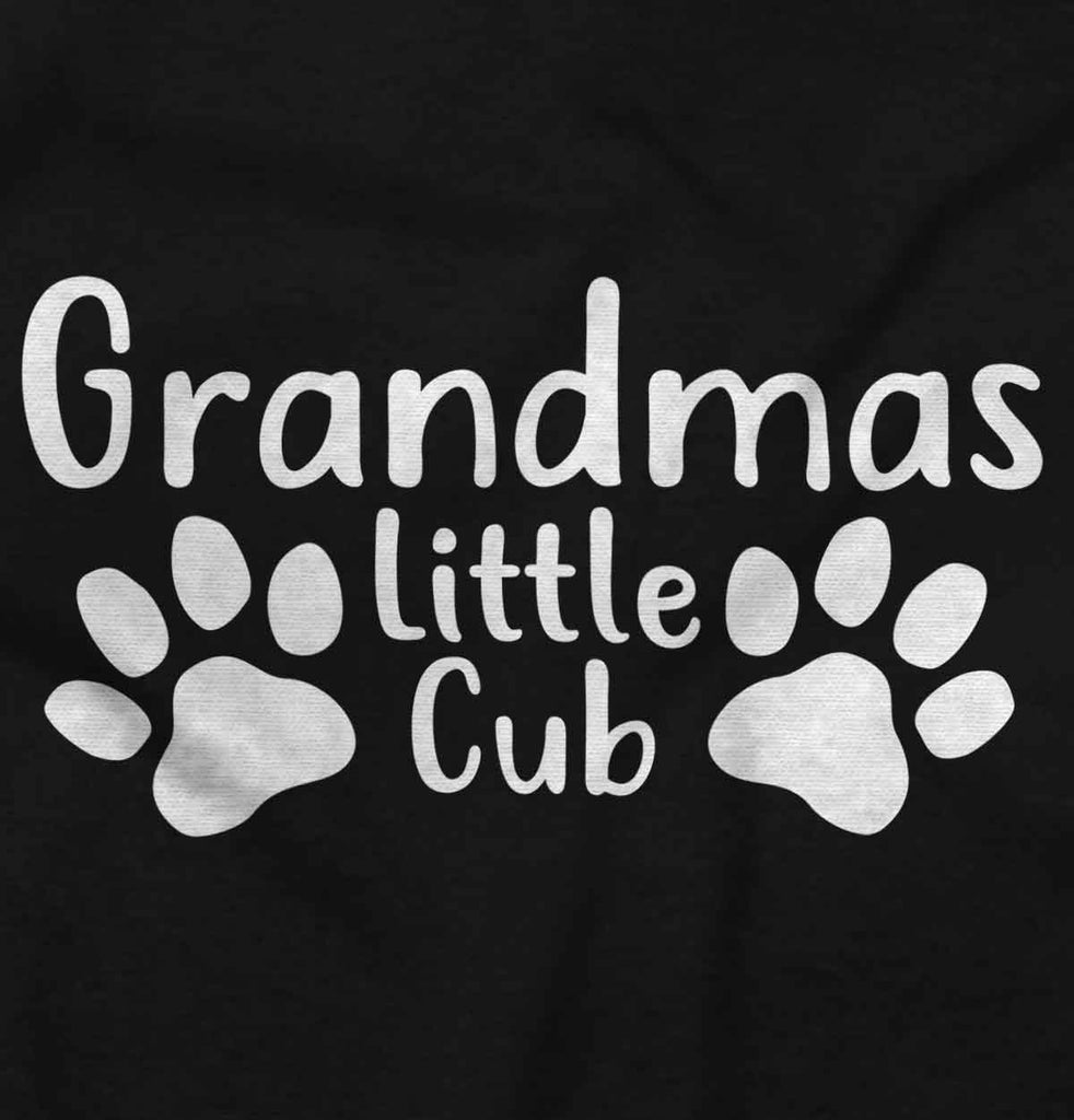 Granmda's Little Cub Infant Baby Bib-Direct To Garment Print-Brisco Baby
