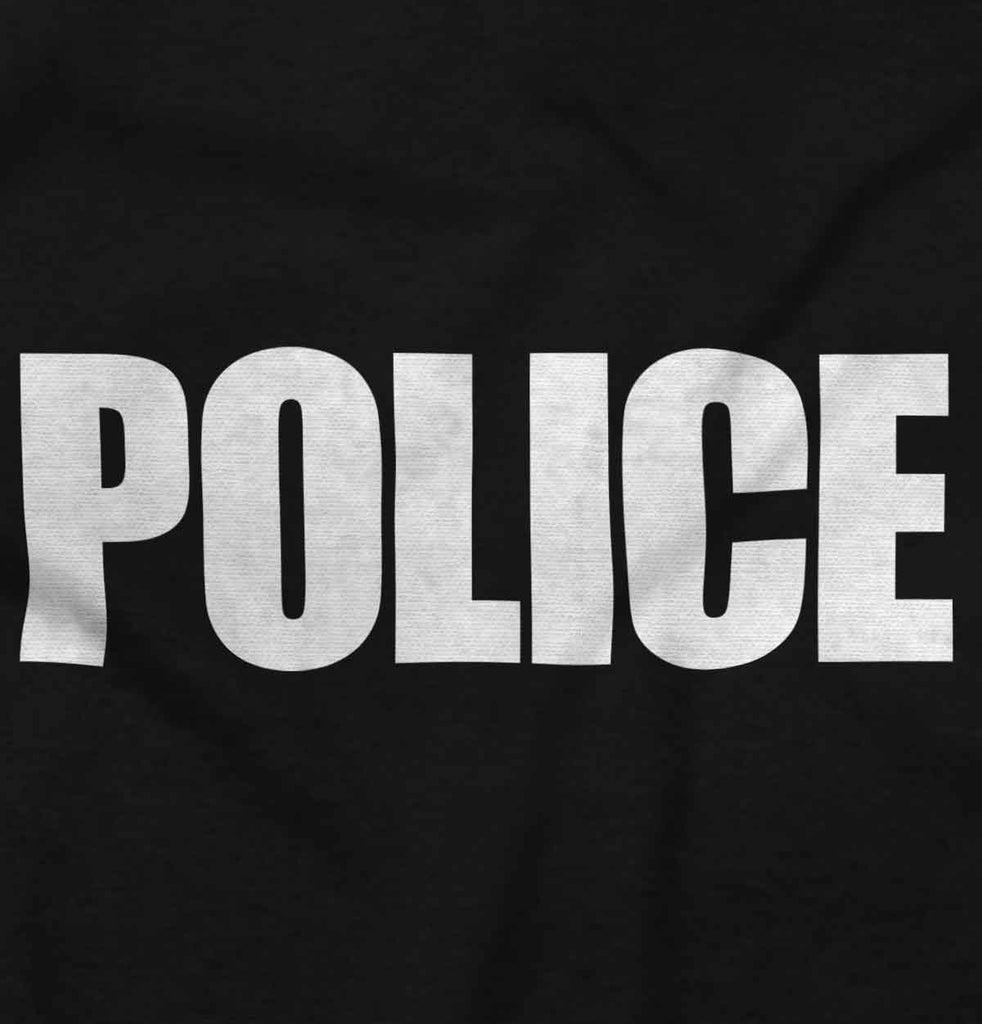 Police Force Solid Baby Pajama Top-Direct To Garment Print-Brisco Baby