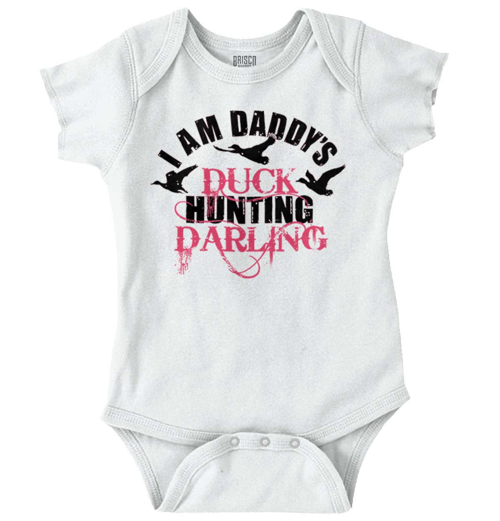Duck Hunting Darling Romper Bodysuit-Direct To Garment Print-Brisco Baby