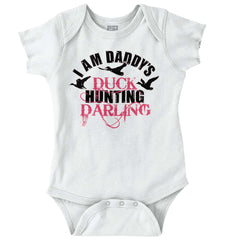 Duck Hunting Darling Romper Bodysuit-Direct To Garment Print-Brisco Baby