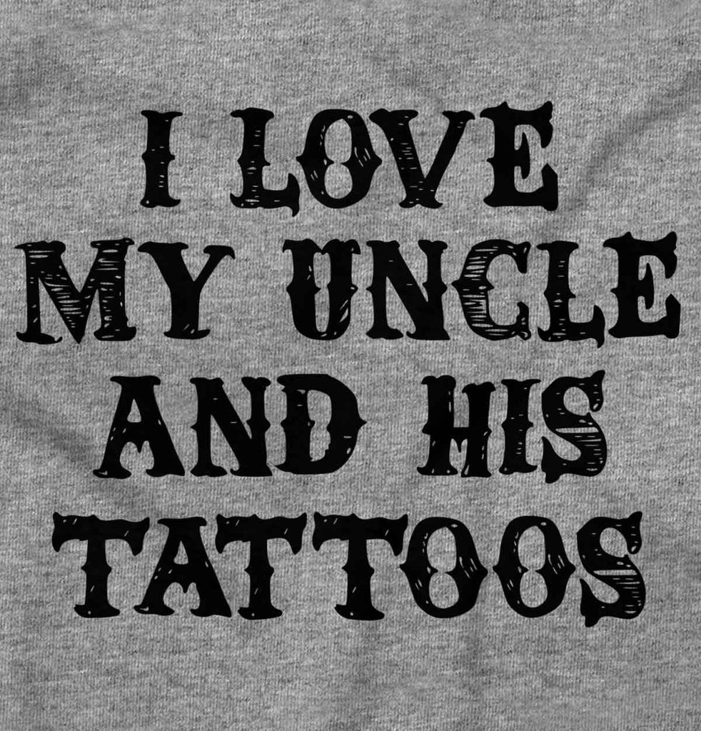 Uncle's Tattoos Romper Bodysuit-Direct To Garment Print-Brisco Baby