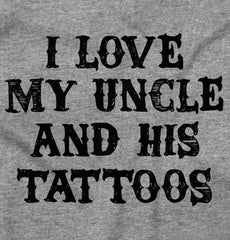 Uncle's Tattoos Romper Bodysuit-Direct To Garment Print-Brisco Baby