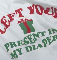 Present My Diaper Infant Toddler T Shirt-Direct To Garment Print-Brisco Baby