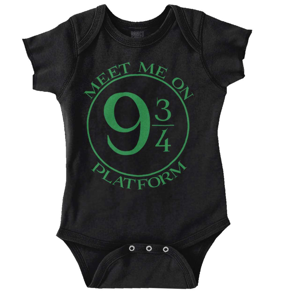 Meet Platform 9 3/4 Romper Bodysuit-Direct To Garment Print-Brisco Baby