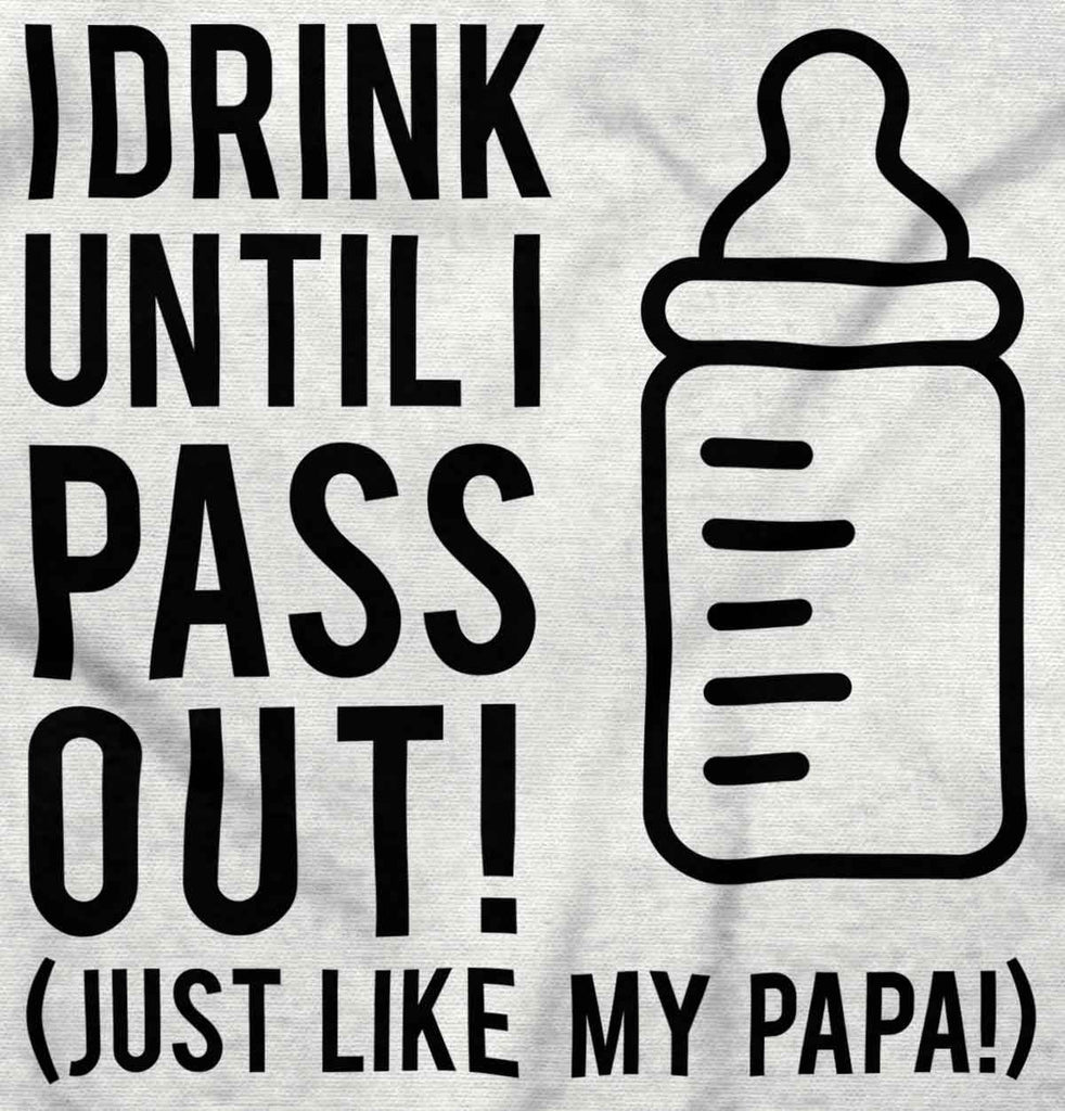 Drink Until I Pass Out Infant Baby Bib-Direct To Garment Print-Brisco Baby