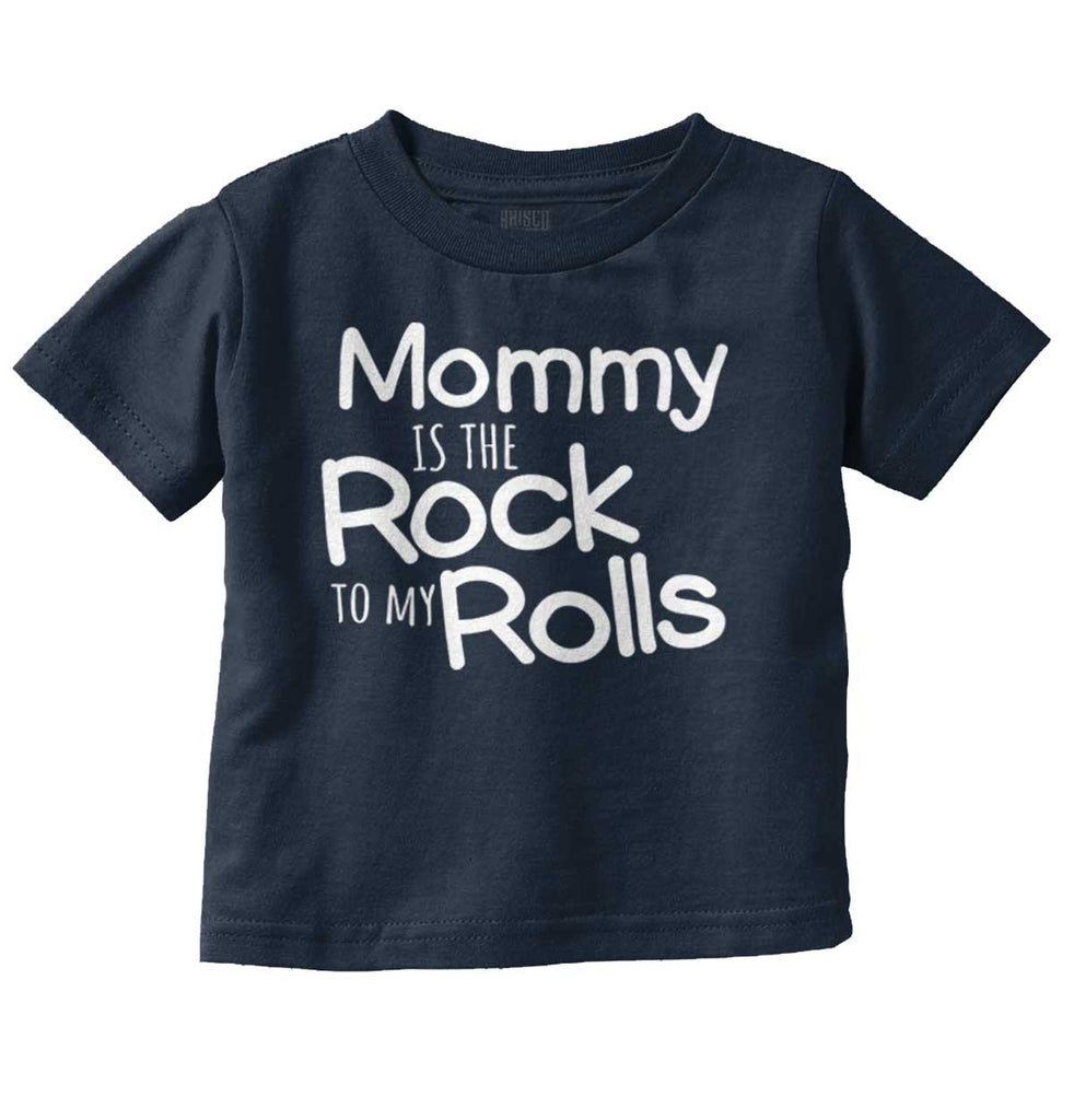 Rock To My Rolls Infant Toddler T Shirt-Direct To Garment Print-Brisco Baby
