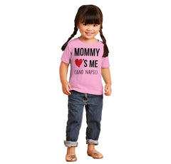 Mommy Loves Me Infant Toddler T Shirt-Direct To Garment Print-Brisco Baby