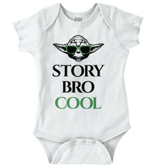 Story Bro Cool Romper Bodysuit-Direct To Garment Print-Brisco Baby