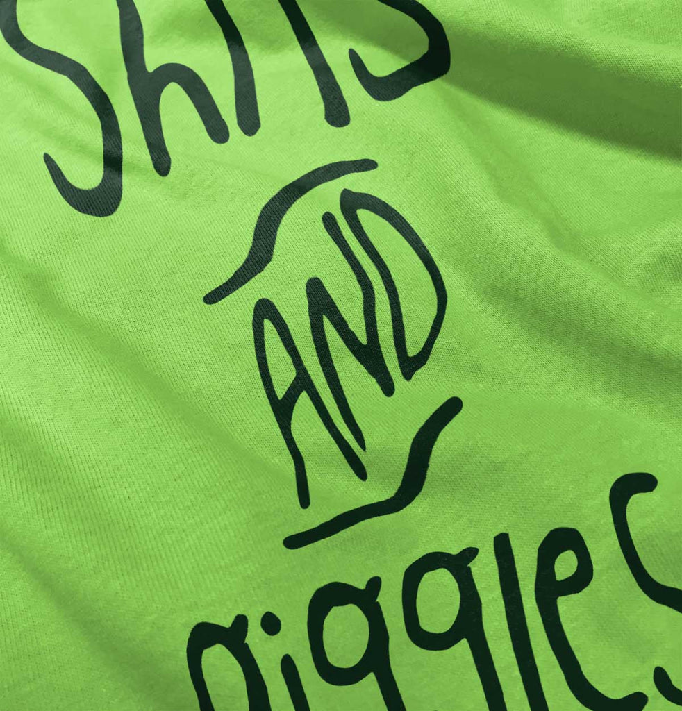 Shits and Giggles Romper Bodysuit-Direct To Garment Print-Brisco Baby