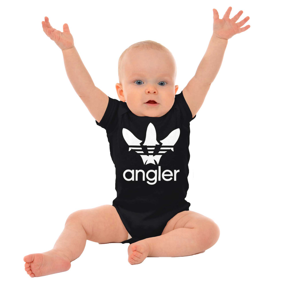 Angler Romper Bodysuit-Direct To Garment Print-Brisco Baby