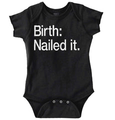 Nailed It Romper Bodysuit-Direct To Garment Print-Brisco Baby
