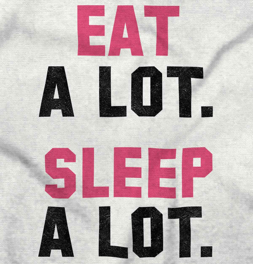 Sleep A Lot Infant Toddler T Shirt-Direct To Garment Print-Brisco Baby