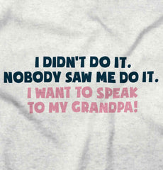 I Didn't Do It Toddler Ruffled Trim T-Shirt-Direct To Garment Print-Brisco Baby