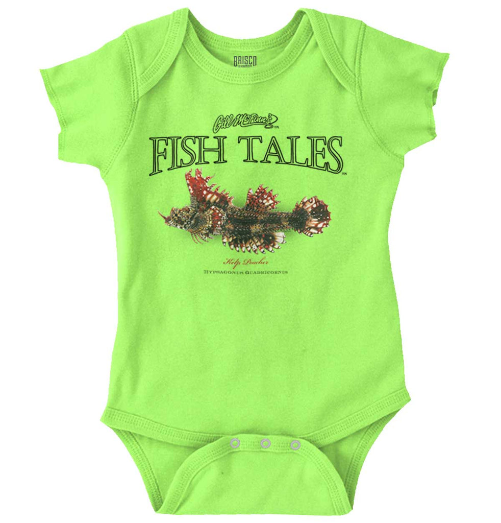Kelp Poacher Romper Bodysuit-Direct To Garment Print-Brisco Baby