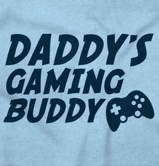 Daddy's Gaming Buddy Infant Baby Bib-Direct To Garment Print-Brisco Baby