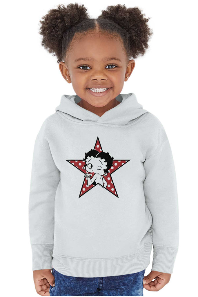 Betty Star Toddler Pullover Hoodie-Direct To Garment Print-Brisco Baby