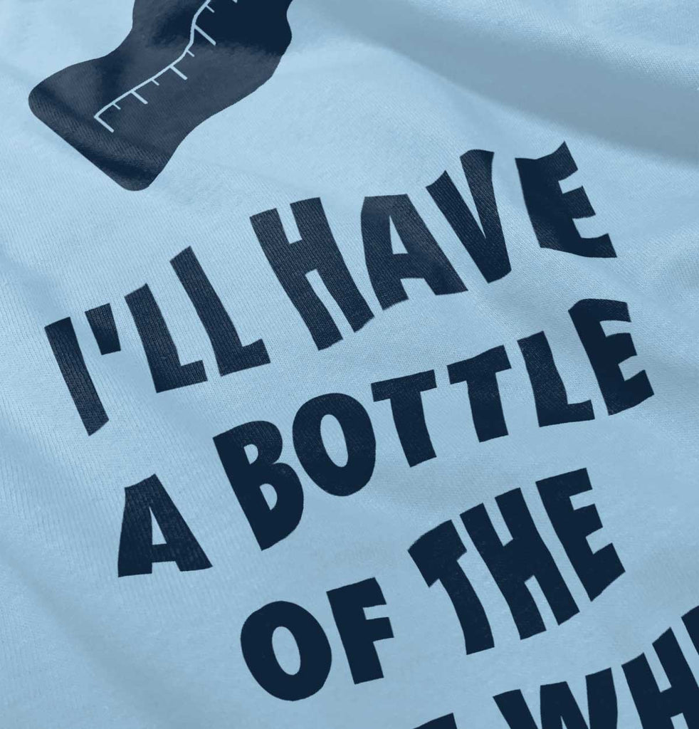 House White Romper Bodysuit-Direct To Garment Print-Brisco Baby