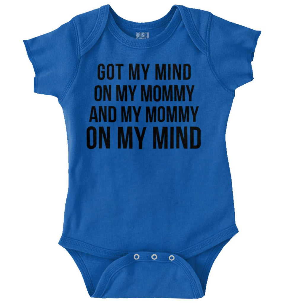 Mind On Mommy Romper Bodysuit-Direct To Garment Print-Brisco Baby