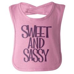 Sweet and Sassy Infant Baby Bib-Direct To Garment Print-Brisco Baby