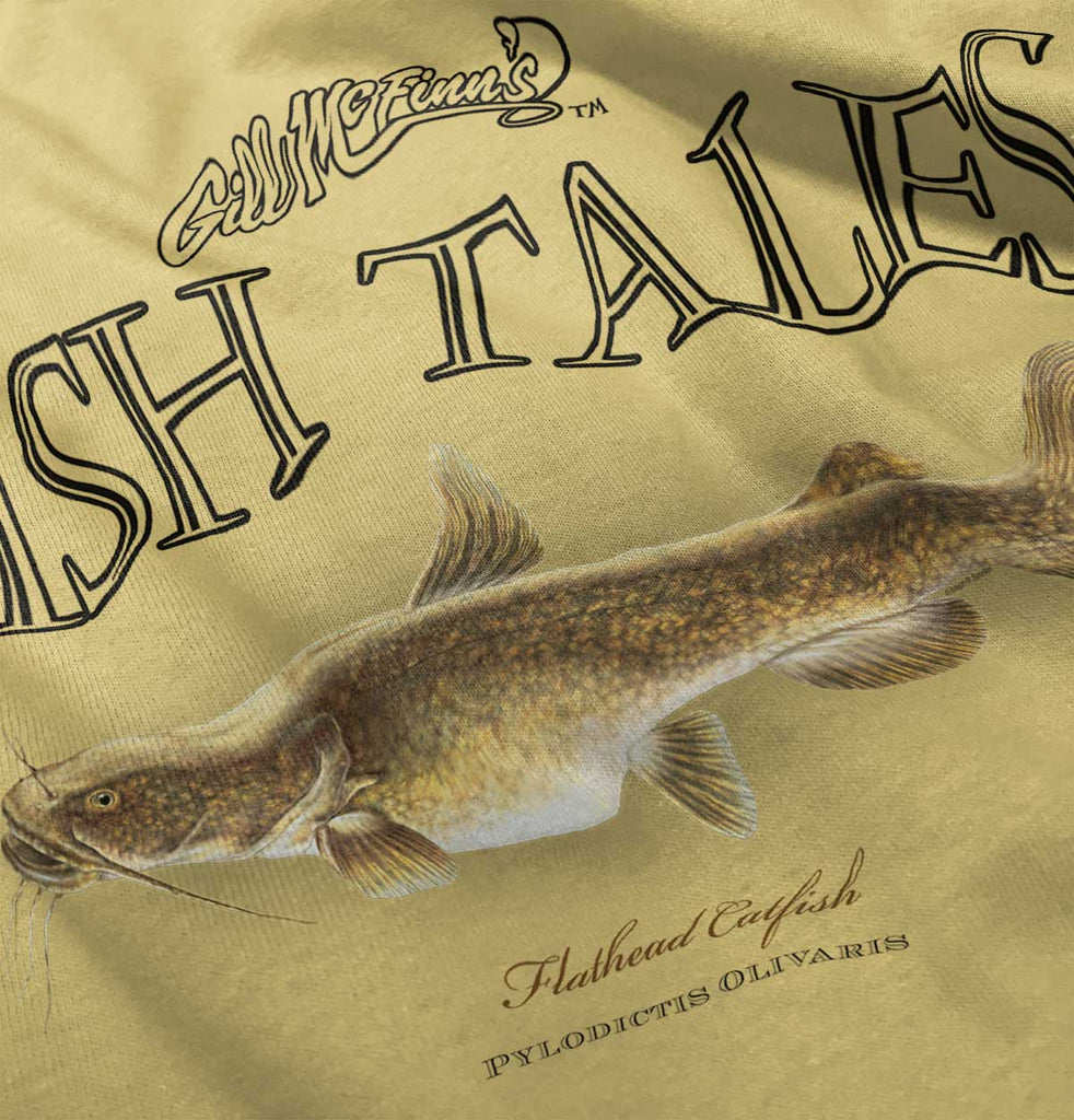 Flathead Catfish Infant Toddler T Shirt-Direct To Garment Print-Brisco Baby