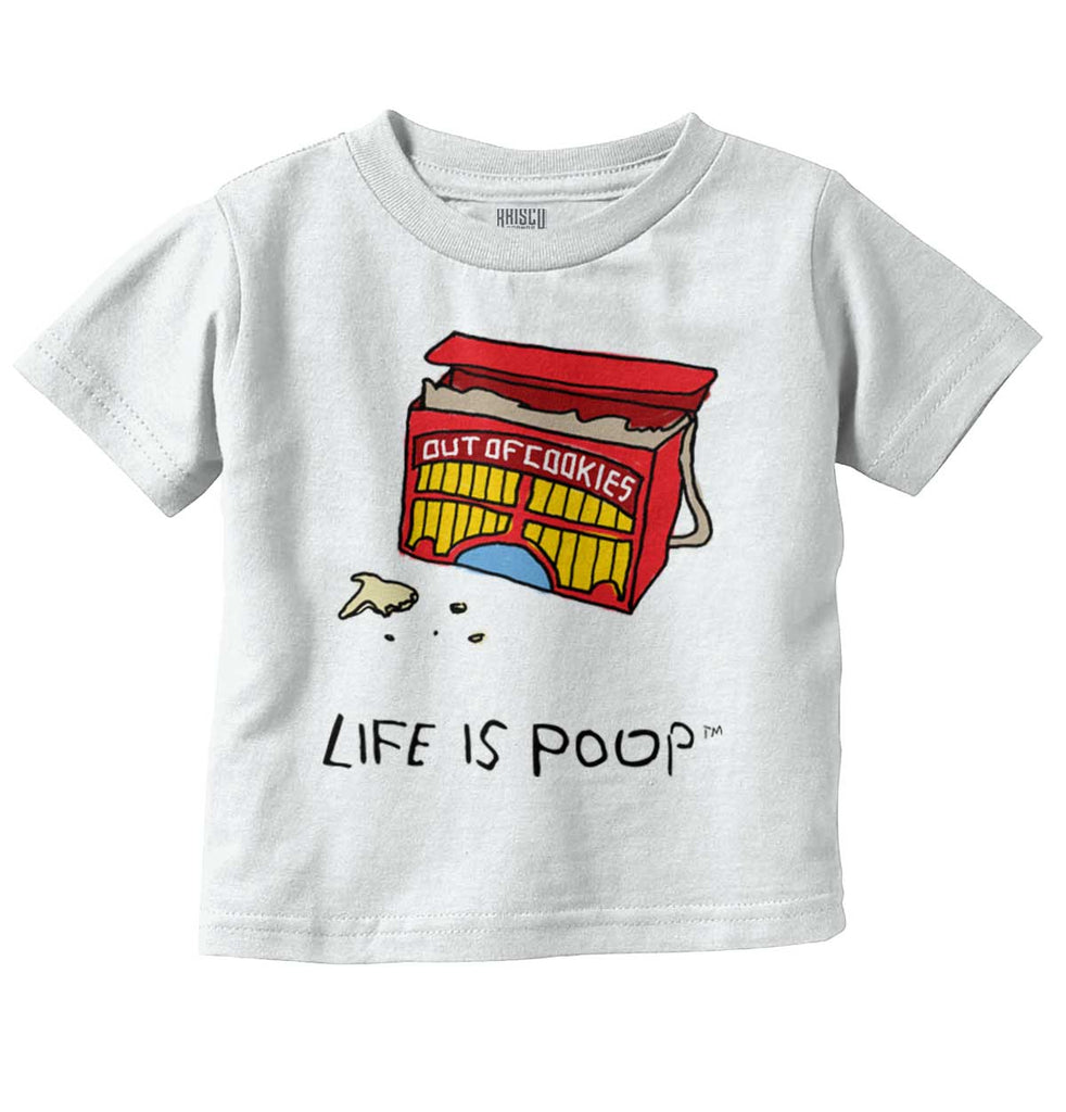 Out of Cookies Infant Toddler T Shirt-Direct To Garment Print-Brisco Baby