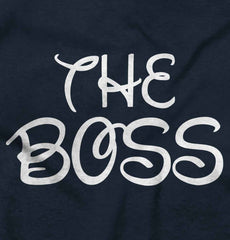 The Boss Infant Toddler T Shirt-Direct To Garment Print-Brisco Baby