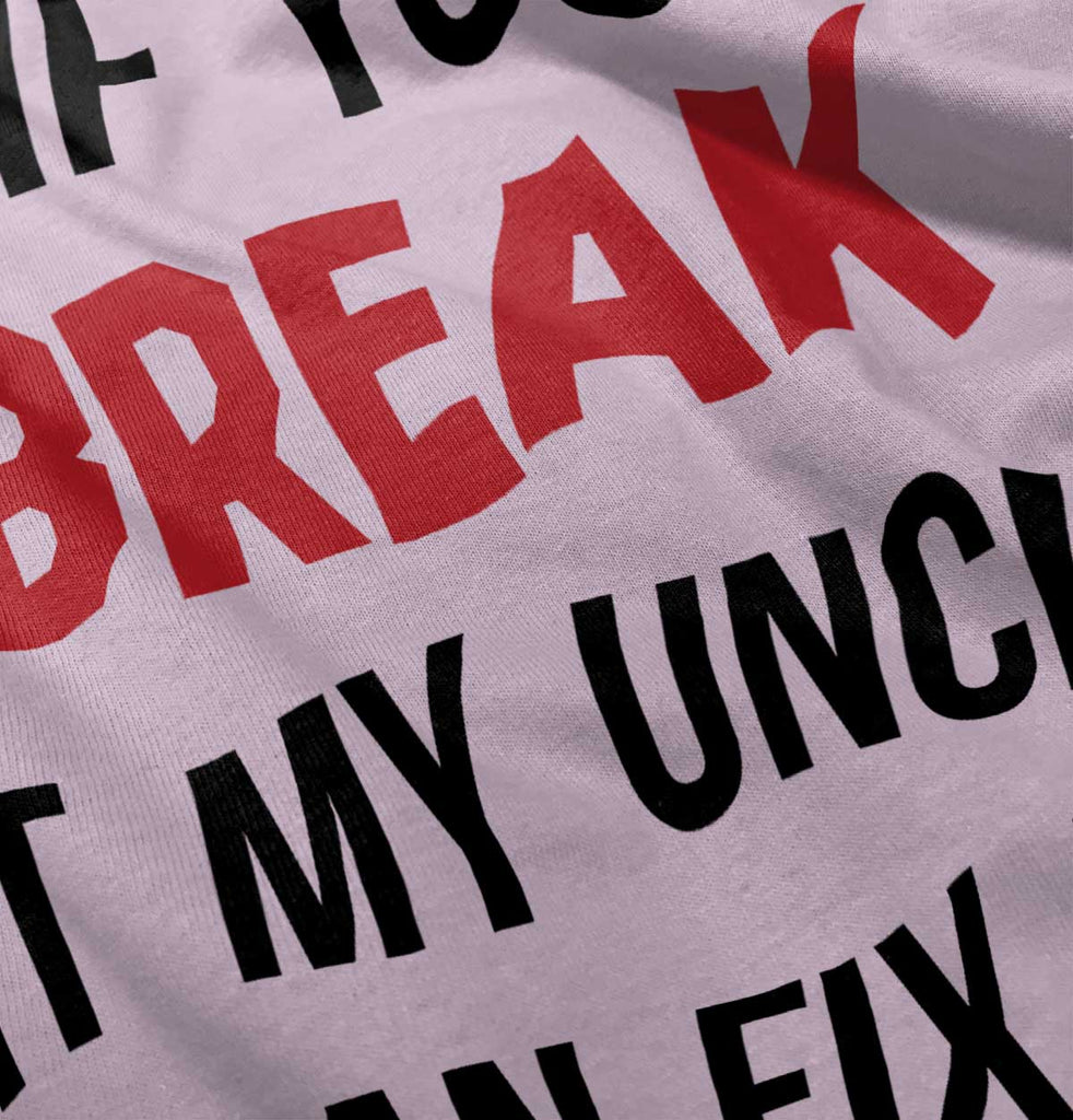 Uncle Can Fix It Romper Bodysuit-Direct To Garment Print-Brisco Baby