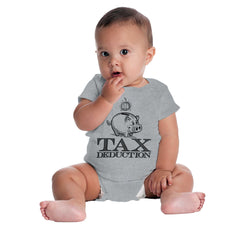 Cutest Tax Deduction Romper Bodysuit-Direct To Garment Print-Brisco Baby
