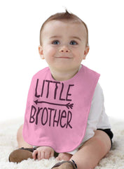 Little Brother Infant Baby Bib-Direct To Garment Print-Brisco Baby