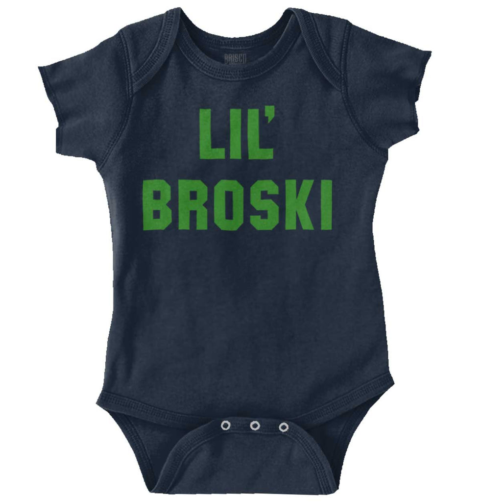 Lil' Broski Romper Bodysuit-Direct To Garment Print-Brisco Baby