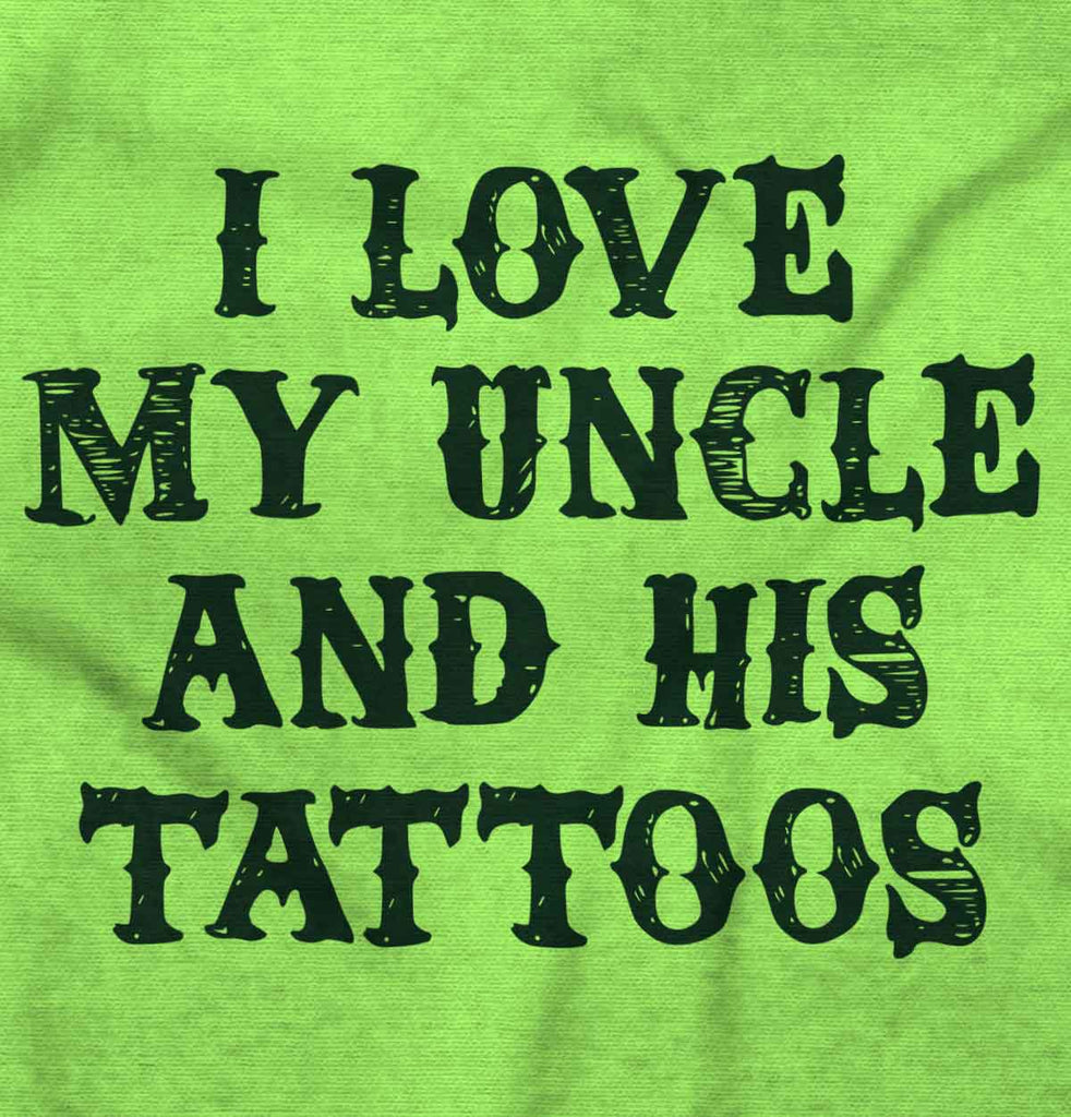 Uncle's Tattoos Romper Bodysuit-Direct To Garment Print-Brisco Baby