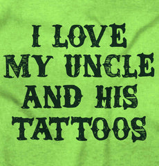 Uncle's Tattoos Romper Bodysuit-Direct To Garment Print-Brisco Baby