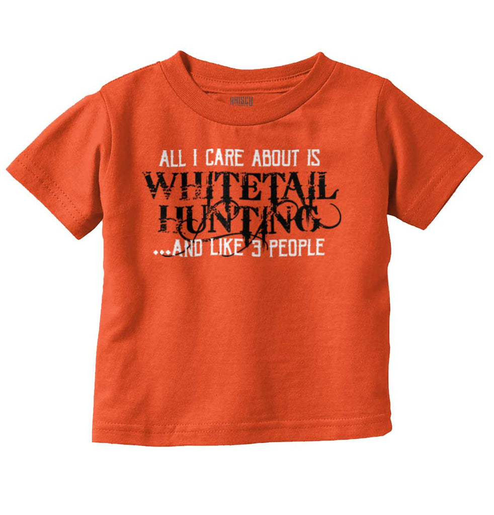 Whitetail Hunting Season Infant Toddler T Shirt-Direct To Garment Print-Brisco Baby