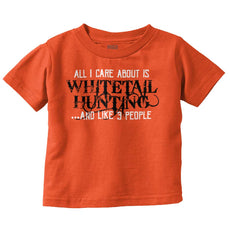 Whitetail Hunting Season Infant Toddler T Shirt-Direct To Garment Print-Brisco Baby