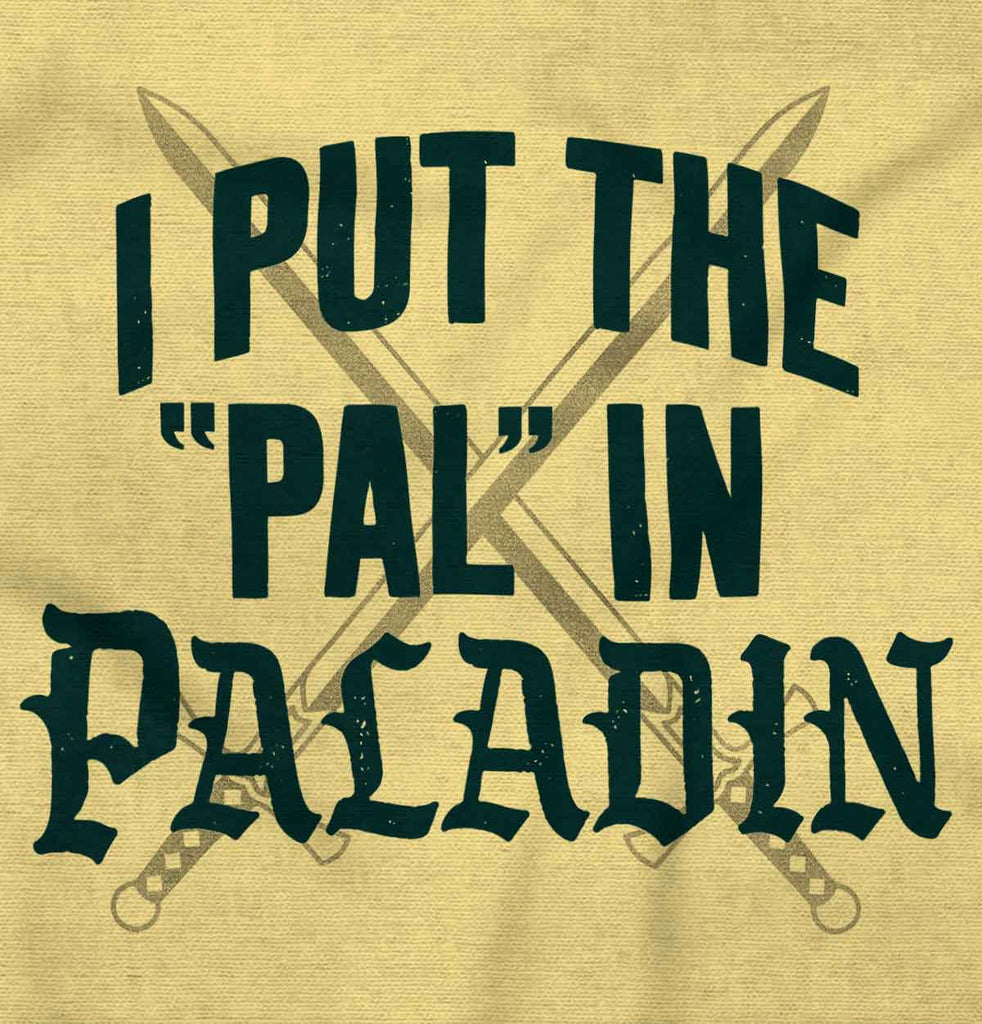 Put The Pal In Paladin Dungeons Infant Toddler T Shirt-Direct To Garment Print-Brisco Baby