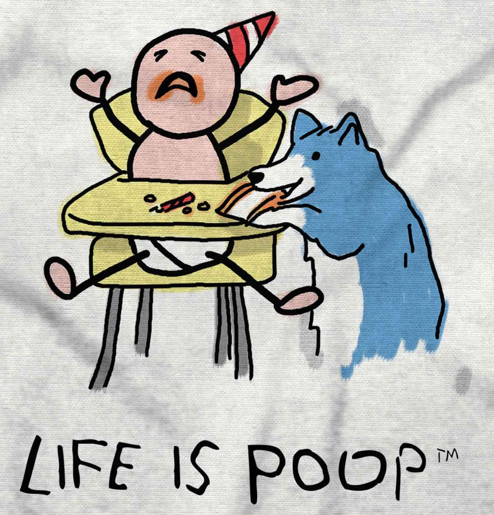 Dog Baby Food Infant Toddler T Shirt-Direct To Garment Print-Brisco Baby