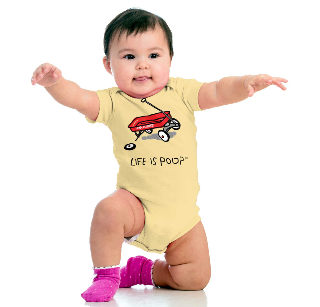 Broken Wagon Romper-Direct To Garment Print-Brisco Baby
