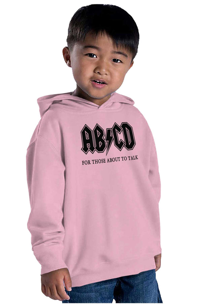 AB CD Toddler Pullover Hoodie-Direct To Garment Print-Brisco Baby