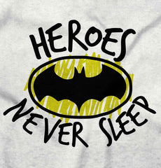 Heroes Never Sleep Infant Toddler T Shirt-Direct To Garment Print-Brisco Baby