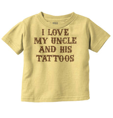 Uncle's Tattoos Infant Toddler T Shirt-Direct To Garment Print-Brisco Baby