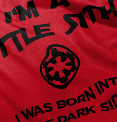 Little Sith Dark Side Infant Toddler T Shirt-Direct To Garment Print-Brisco Baby