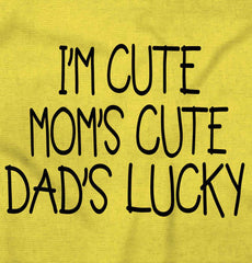 Dad's Lucky Romper Bodysuit-Direct To Garment Print-Brisco Baby