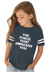 Force Awakens You Toddler Football Jersey Tee-Direct To Garment Print-Brisco Baby
