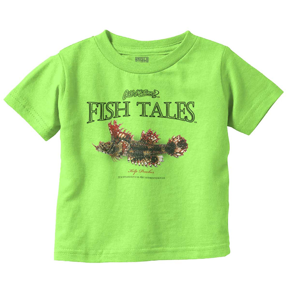 Kelp Poacher Infant Toddler T Shirt-Direct To Garment Print-Brisco Baby
