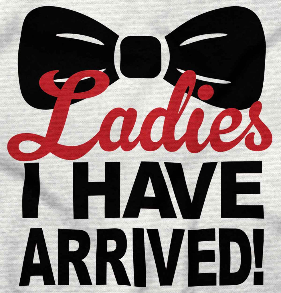 Ladies Bow Tie Infant Toddler T Shirt-Direct To Garment Print-Brisco Baby