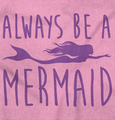 Always Be A Mermaid Infant Baby Bib-Direct To Garment Print-Brisco Baby
