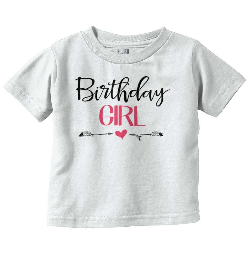 Birthday Girl Infant Toddler T Shirt-Direct To Garment Print-Brisco Baby